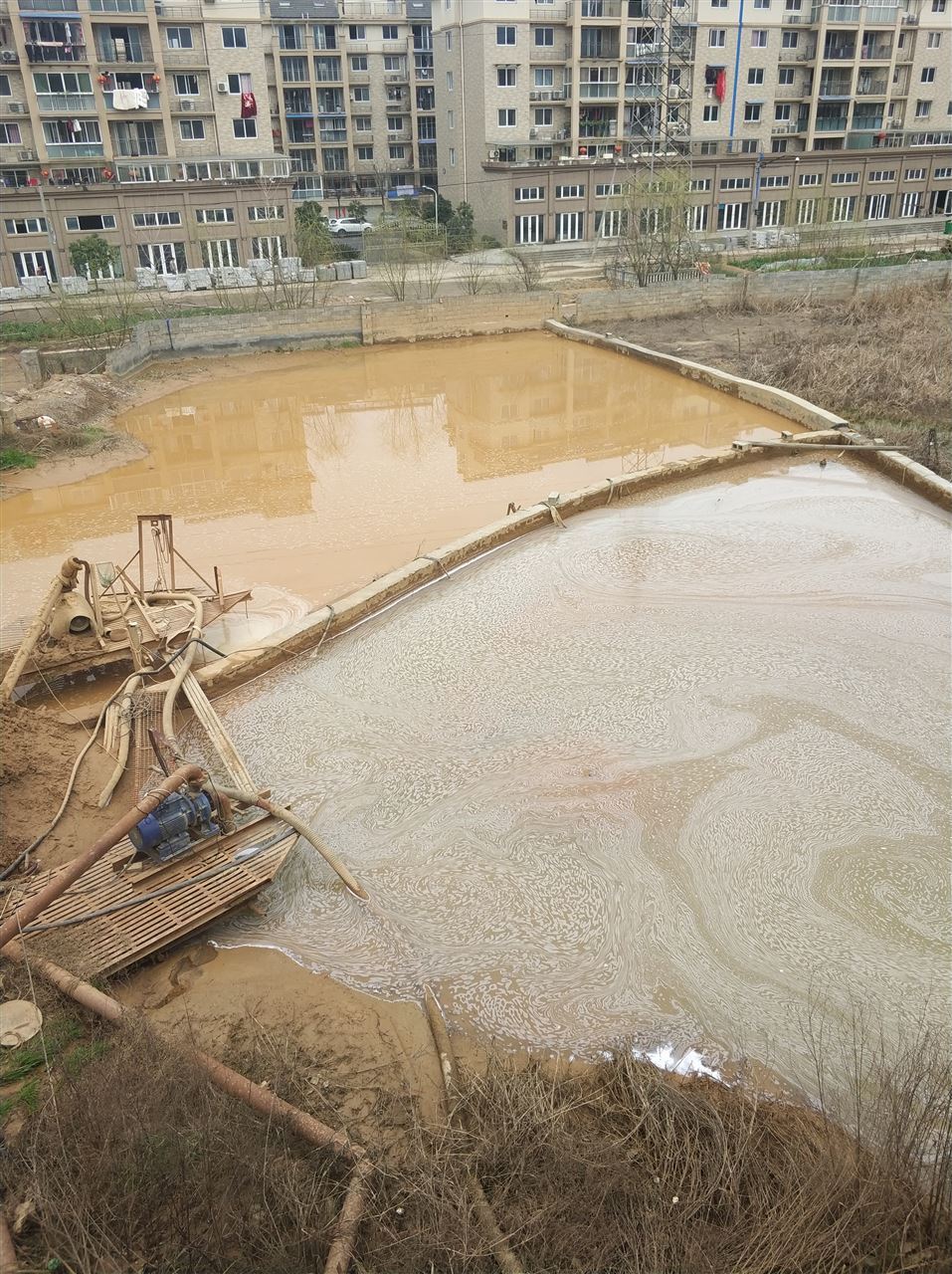 奉新沉淀池淤泥清理-厂区废水池淤泥清淤